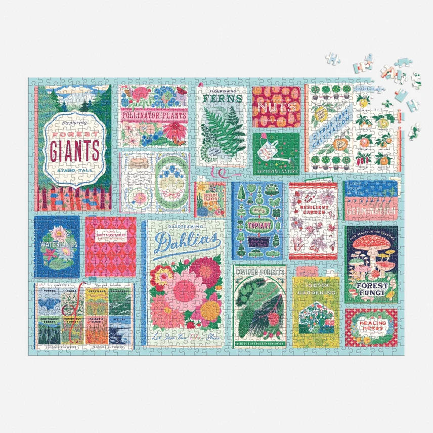 EVER UPWARD BOTANIST BOOKSHELF 1000 PIECE PUZZLE - Image 2