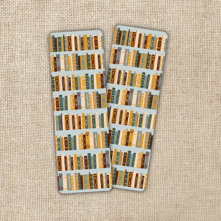 VINTAGE BOOKSHELF BOOKMARK