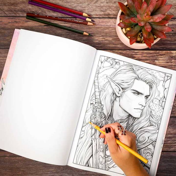 FANTASTIC CREATURES COLORING BOOK - Image 2