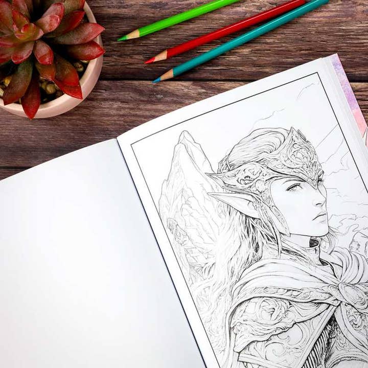 FANTASTIC CREATURES COLORING BOOK - Image 3