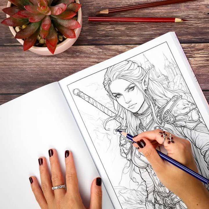 FANTASTIC CREATURES COLORING BOOK - Image 4