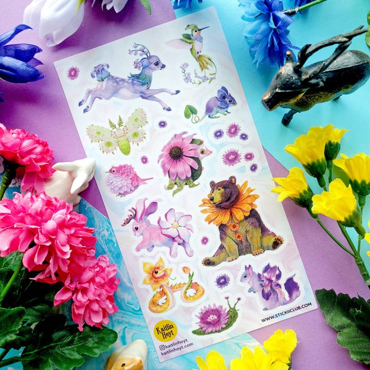 FLEURLINGS STICKER SHEET - Image 2