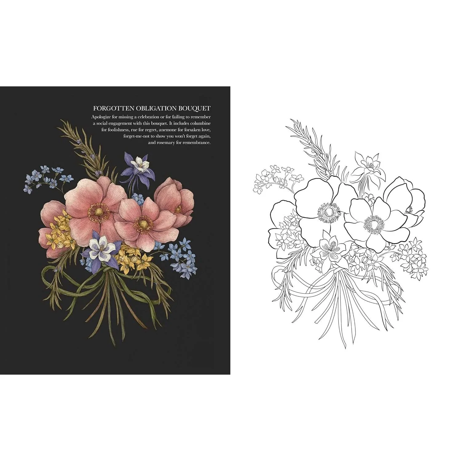 FLORIOGRAPHY COLORING BOOK BY JESSICA ROUX - Image 2
