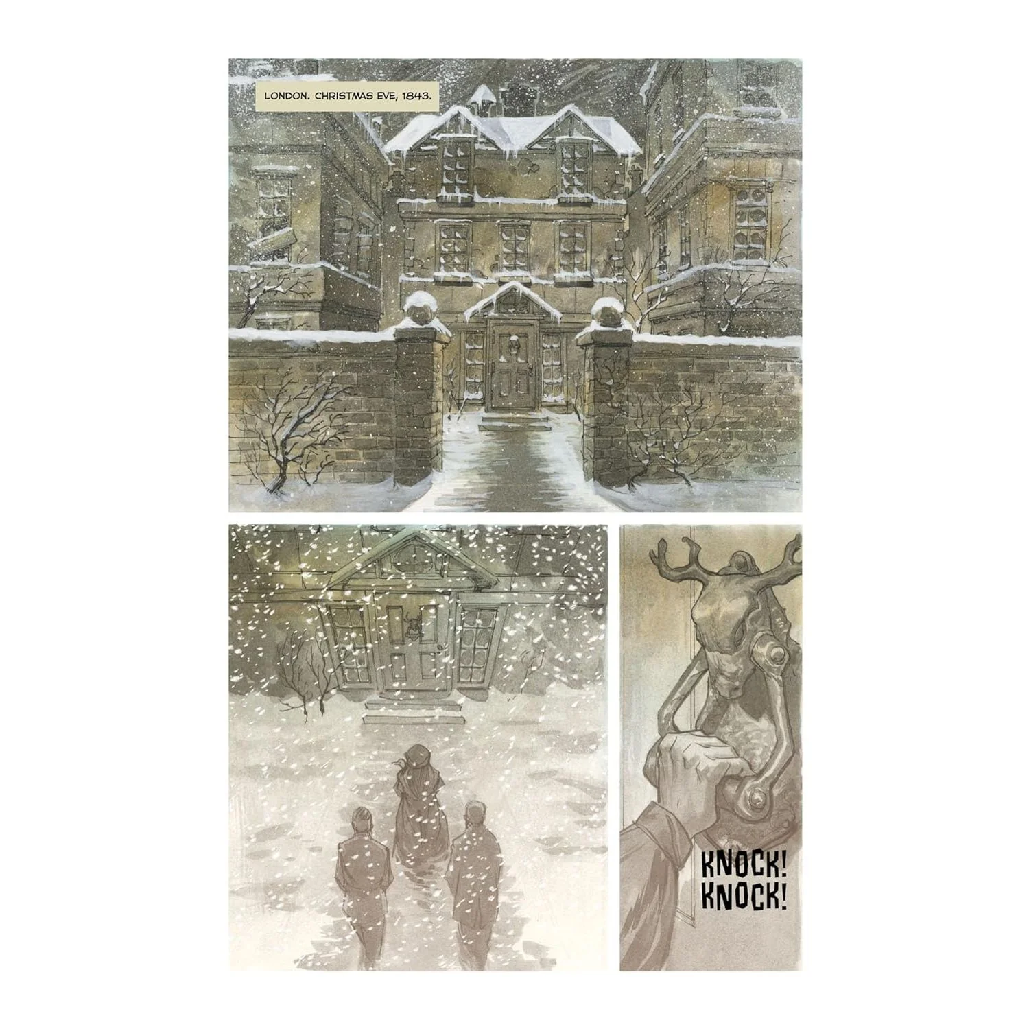 FOUR GATHERED ON CHRISTMAS EVE: YULETIDE GHOST STORIES BY ERIC POWELL, MIKE MIGNOLA, BECKY CLOONAN, AND JAMES HARREN - Image 2
