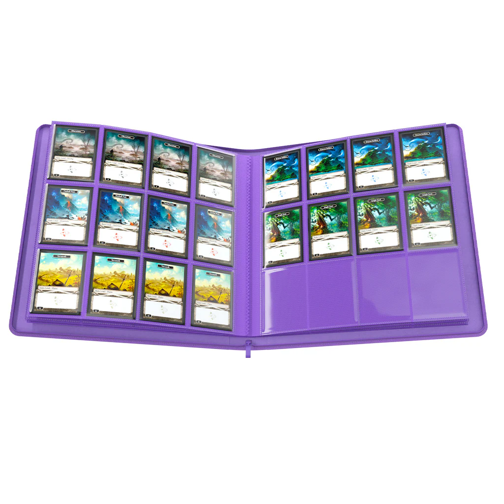GAMEGENIC ZIP-UP ALBUM 24-POCKET PURPLE - Image 2