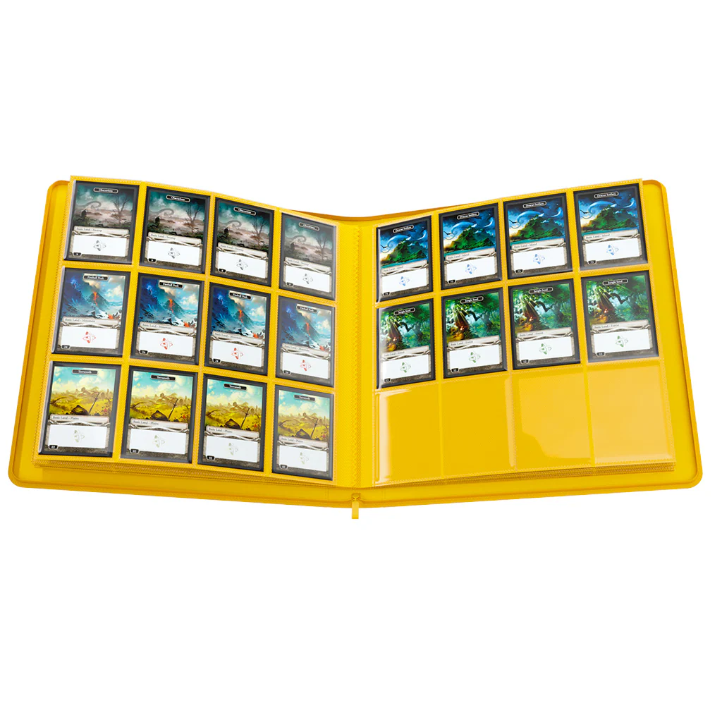 GAMEGENIC ZIP-UP ALBUM 24-POCKET YELLOW - Image 2
