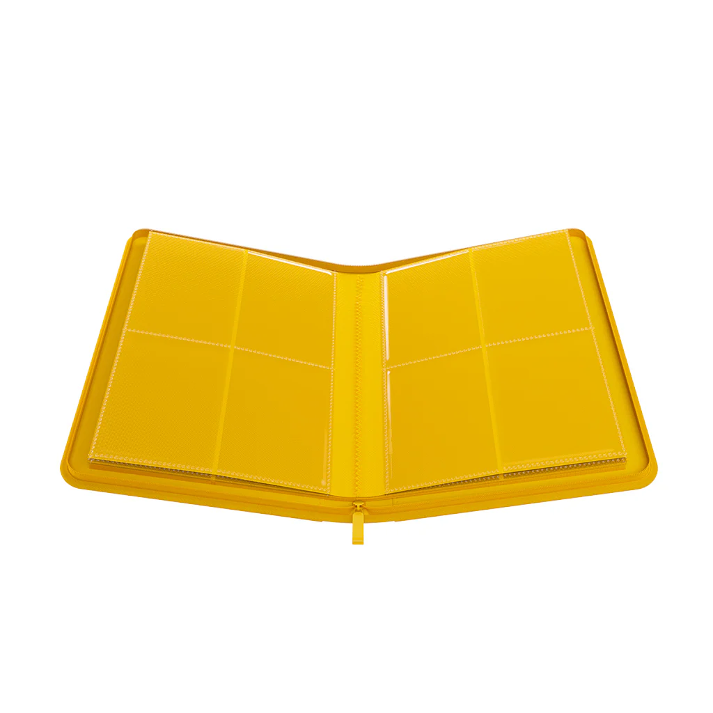 GAMEGENIC ZIP-UP ALBUM 8-POCKET YELLOW - Image 2