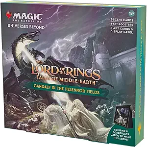 GANDALF IN THE PELENNOR FIELDS DISPLAY BOX MTG