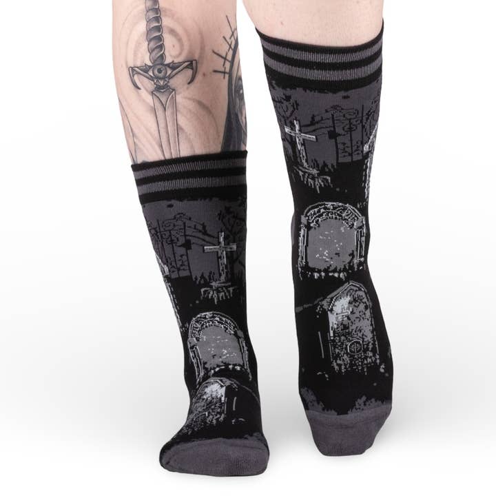 GARDEN OF THE DEAD CREW SOCKS BY FOOTCLOTHES - Image 5