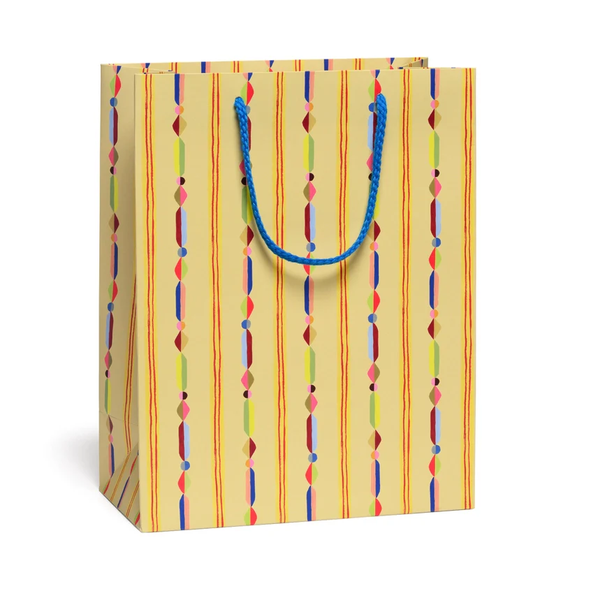 GEOMETRIC STRIPE GIFT BAG