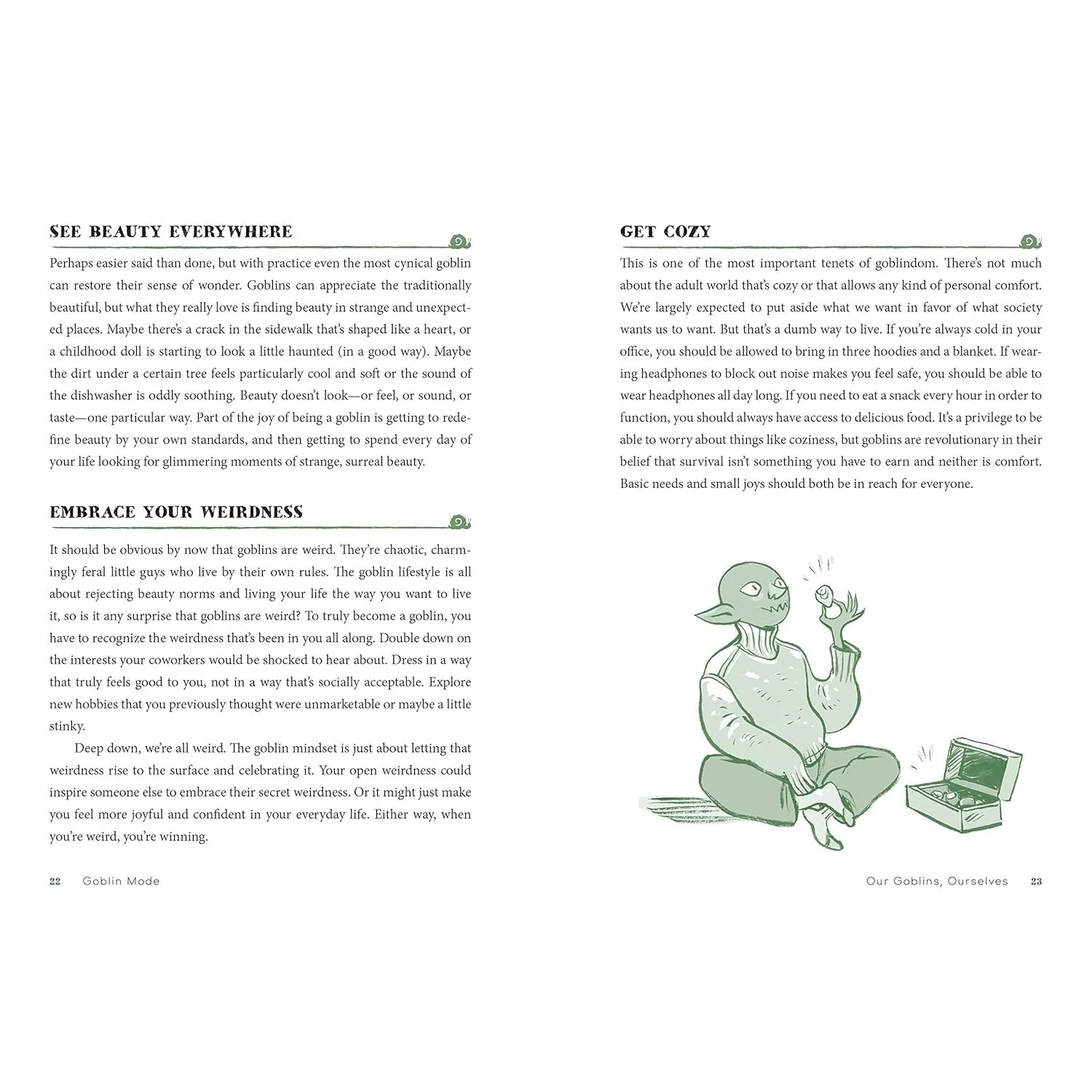 GOBLIN MODE: HOW TO GET COZY, EMBRACE PERFECTIONS, AND THRIVE IN THE MUCK BY MCKAYLA COYLE - Image 3