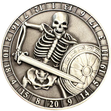 GOLIATH DICE COIN - D20 SKELETON