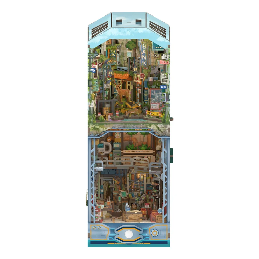 HAVEN ZERO 3-D WOODEN MINIATURE BOOK NOOK KIT - Image 2