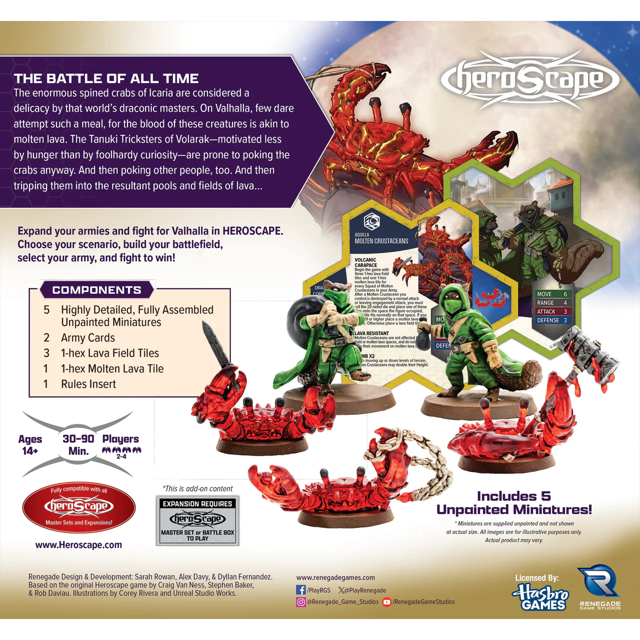 HEROSCAPE BOILING TENSION - MOLTEN CRUSTACEANS AND TANUKI TRICKSTERS - Image 2