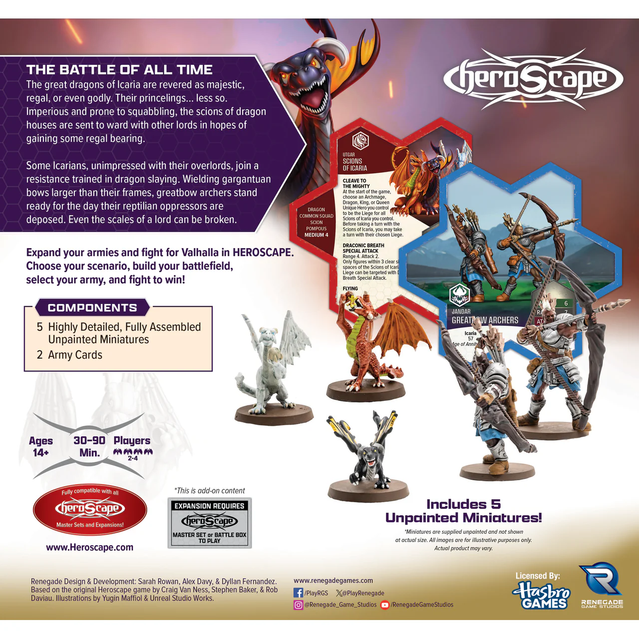 HEROSCAPE GREATBOW ARCHERS & SCIONS OF ICARIA COMMON ARMY EXPANSION - Image 2