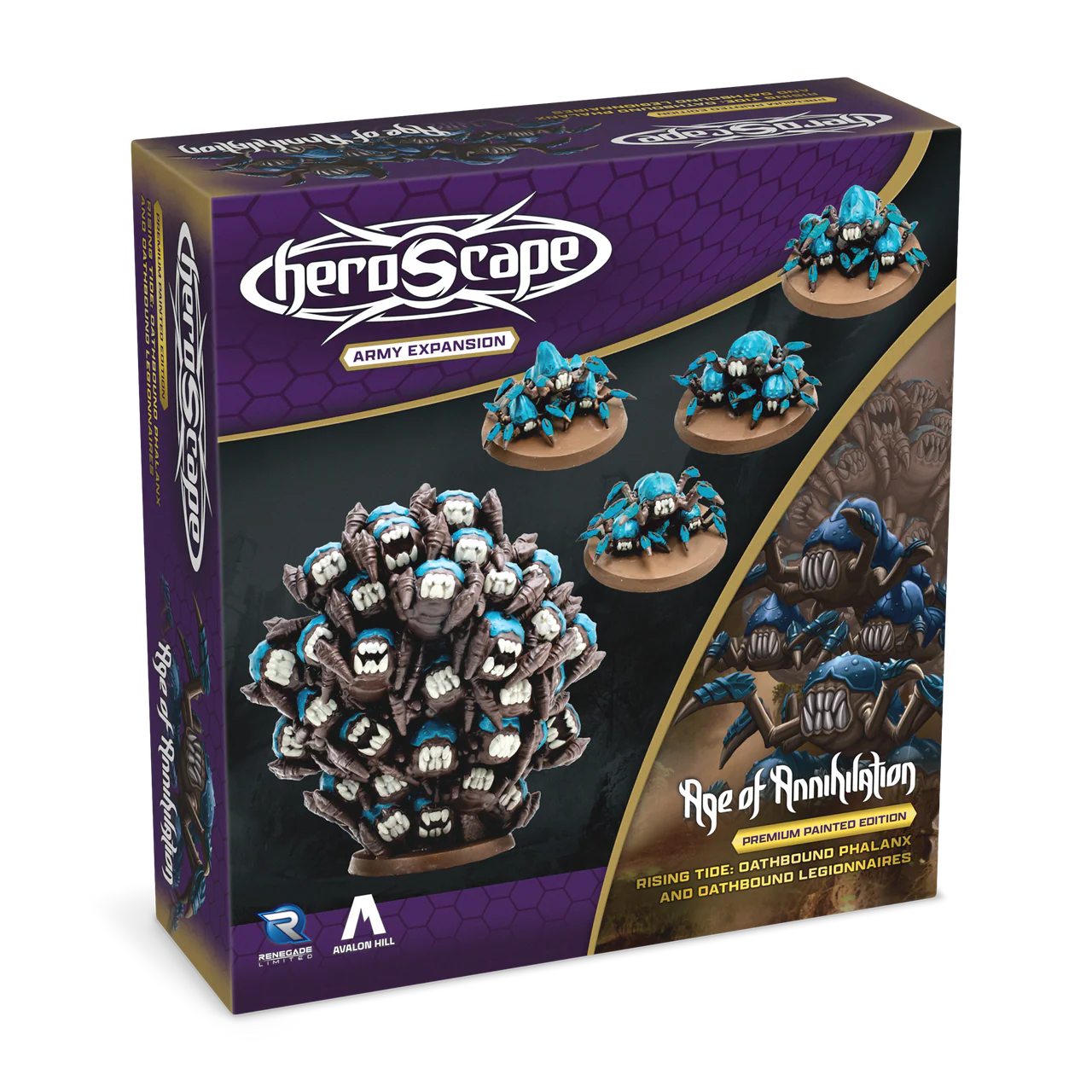 HEROSCAPE RISING TIDE - OATHBOUND PHALANX & OATHBOUND LEGIONNAIRES PREMIUM PAINTED EDITION