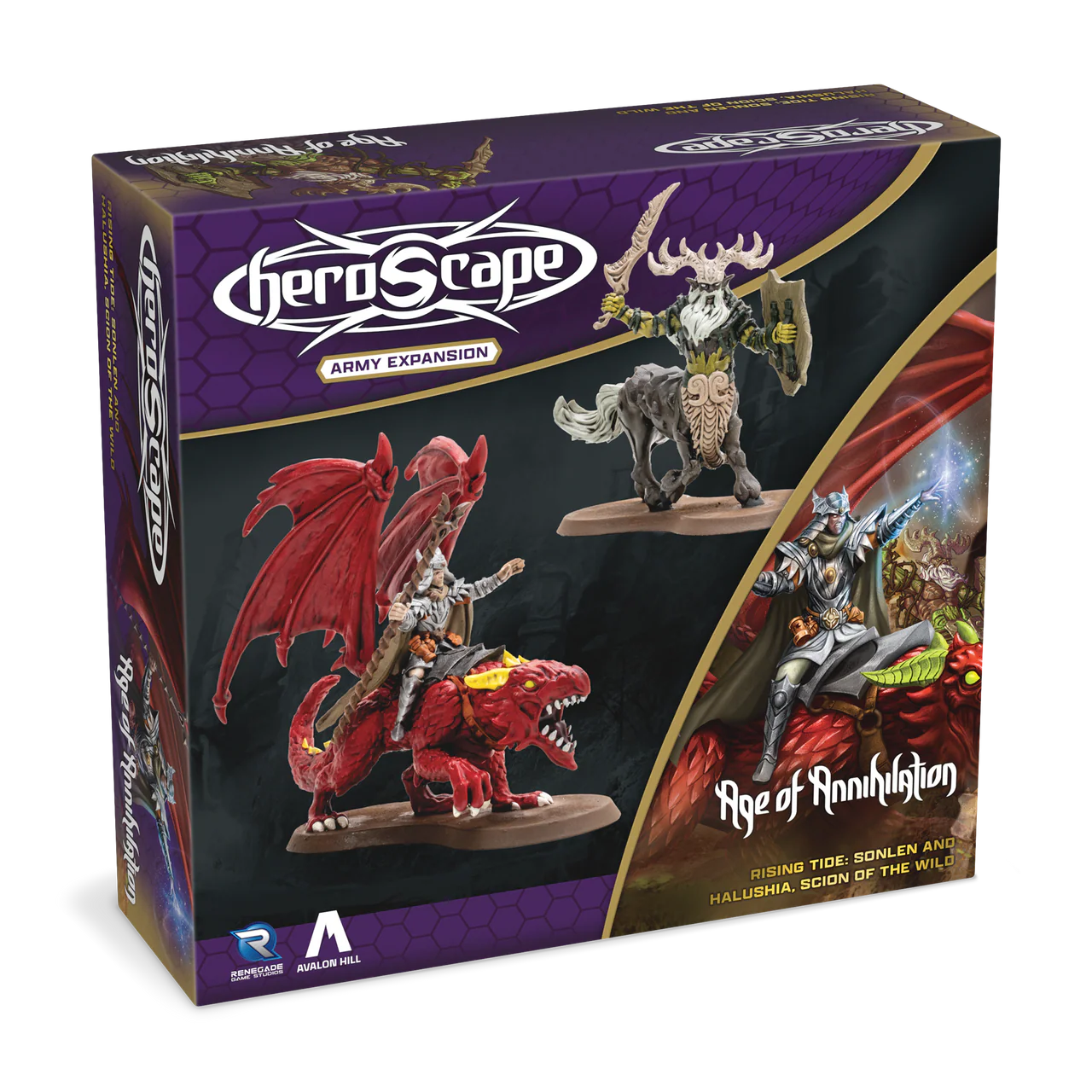 HEROSCAPE: RISING TIDE - SONLEN & HALUSHIA, SCION OF THE WILD ARMY EXPANSION
