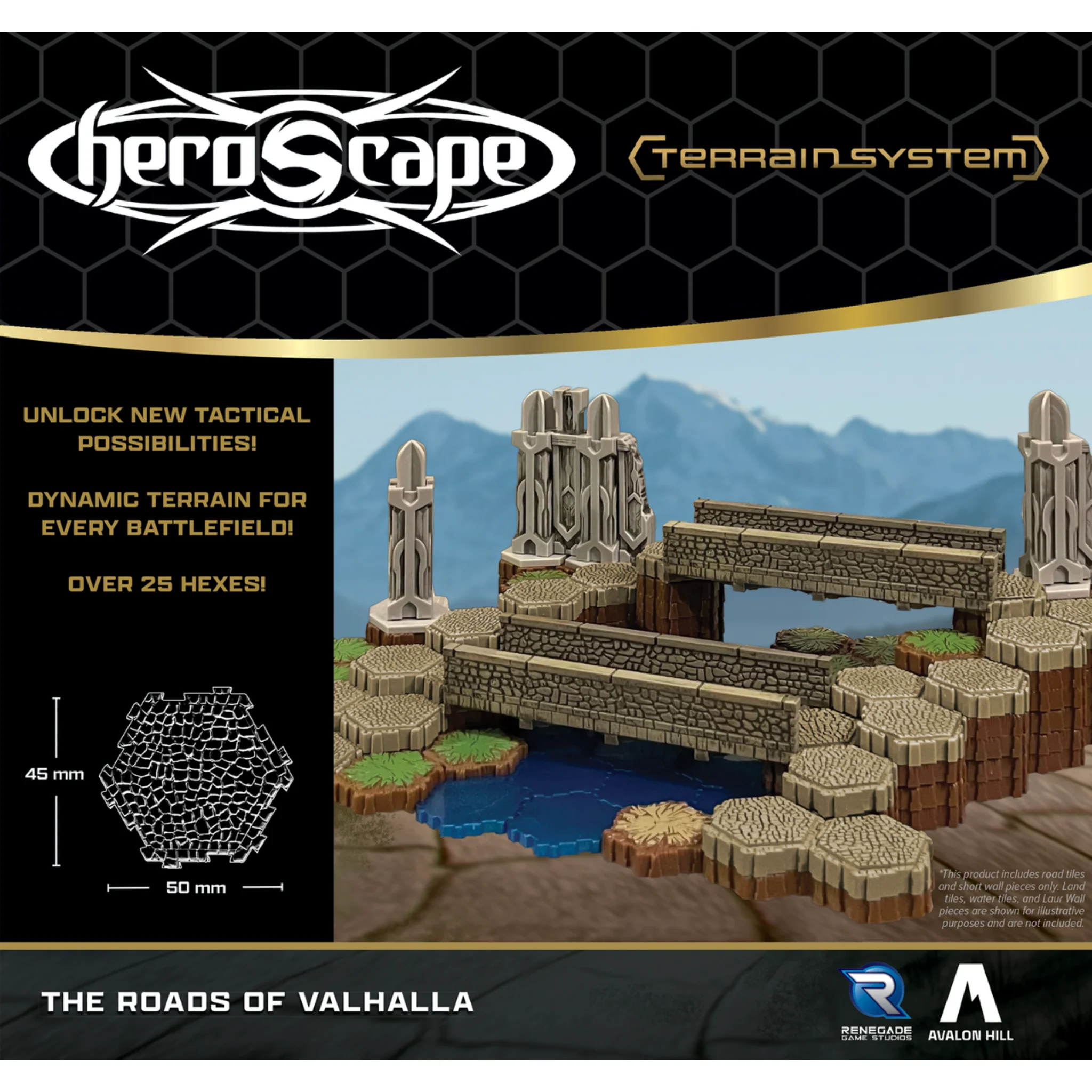HEROSCAPE ROADS OF VALHALLA TERRAIN EXPANSION