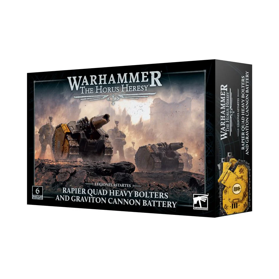 HORUS HERESY RAPIER QUAD HEAVY BOLTERS & GRAVITON CANNON