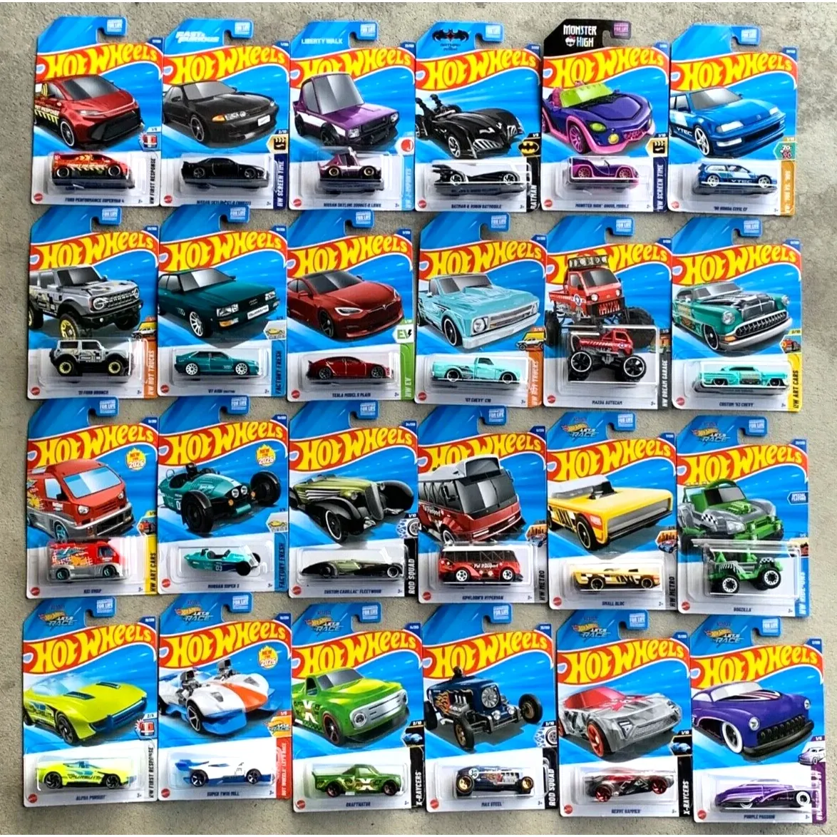 HOT WHEELS 2025 MAINLINE 250 SERIES