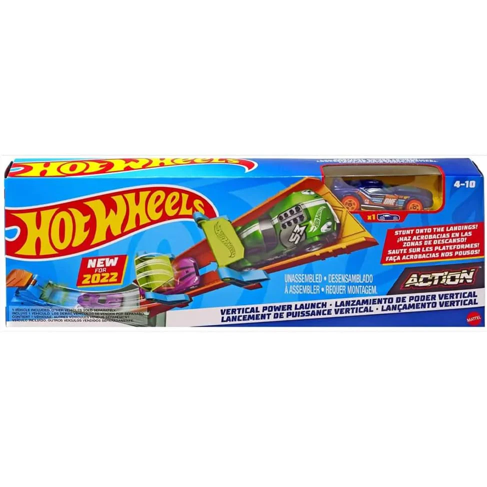 HOT WHEELS VERTICAL POWER LAUNCH STUNT TRACK