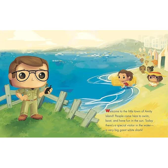 JAWS: BIG SHARK, LITTLE BOAT A BOOK OF OPPOSITES (A LITTLE GOLDEN BOOK) - Image 2