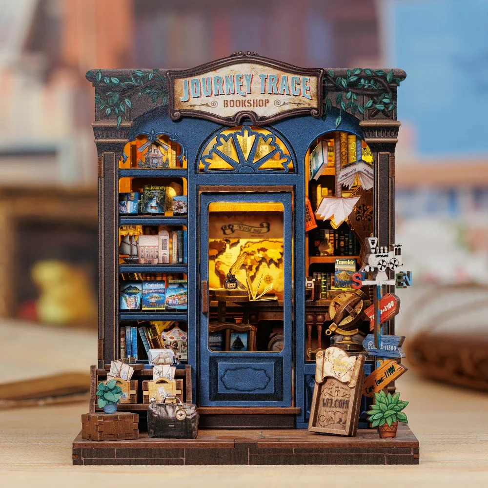 JOURNEY TRACE BOOKSHOP 3-D DIY BOOK NOOK KIT - Image 5