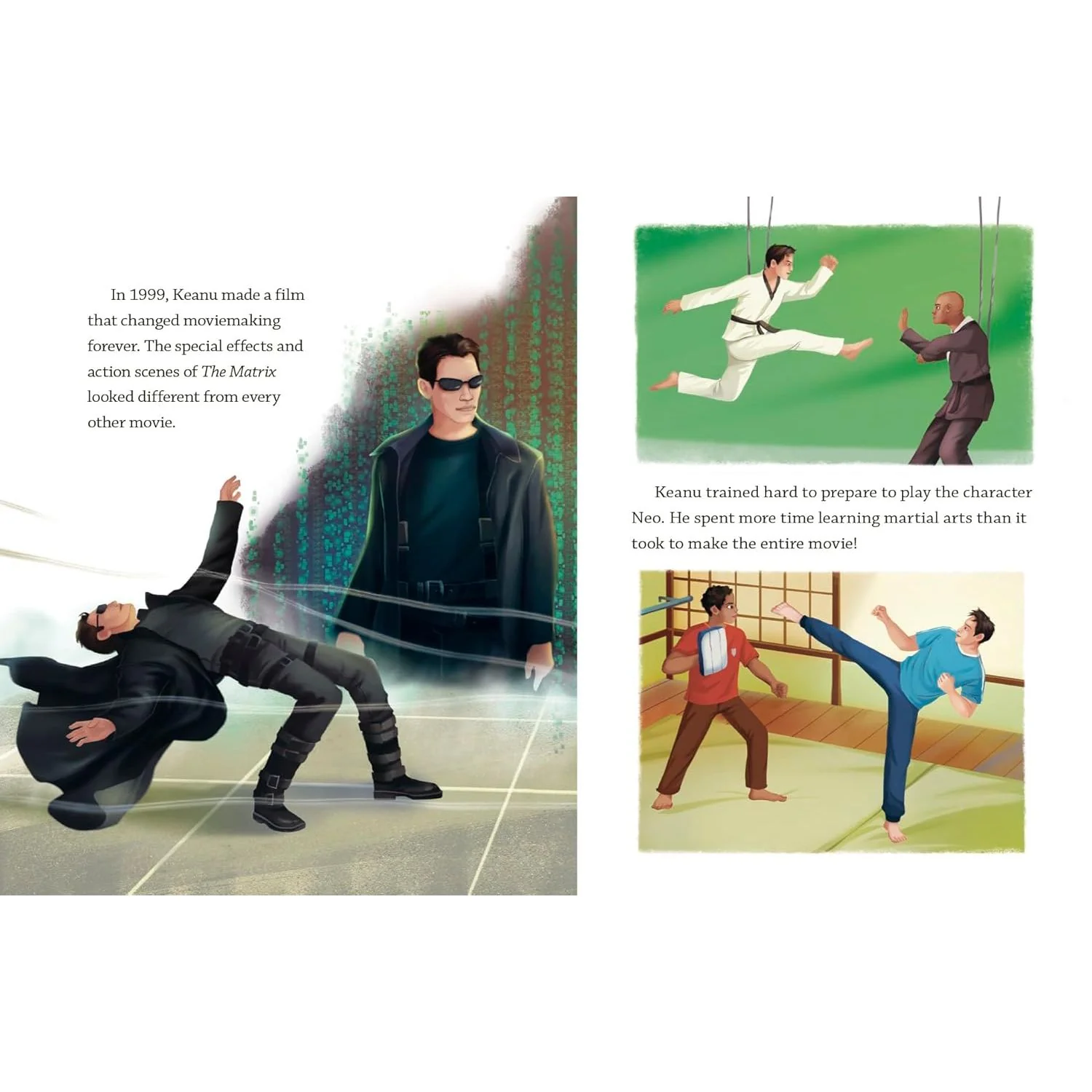 KEANU REEVES- A LITTLE GOLDEN BOOK BIOGRAPHY - Image 3