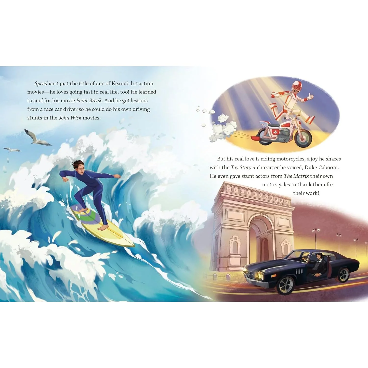 KEANU REEVES- A LITTLE GOLDEN BOOK BIOGRAPHY - Image 4