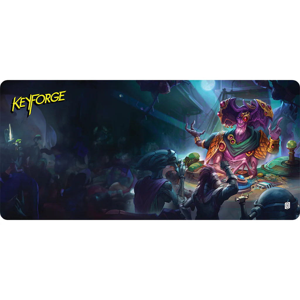 KEYFORGE EKWIDON "BLUE LIGHT SPECIAL" PLAYMAT