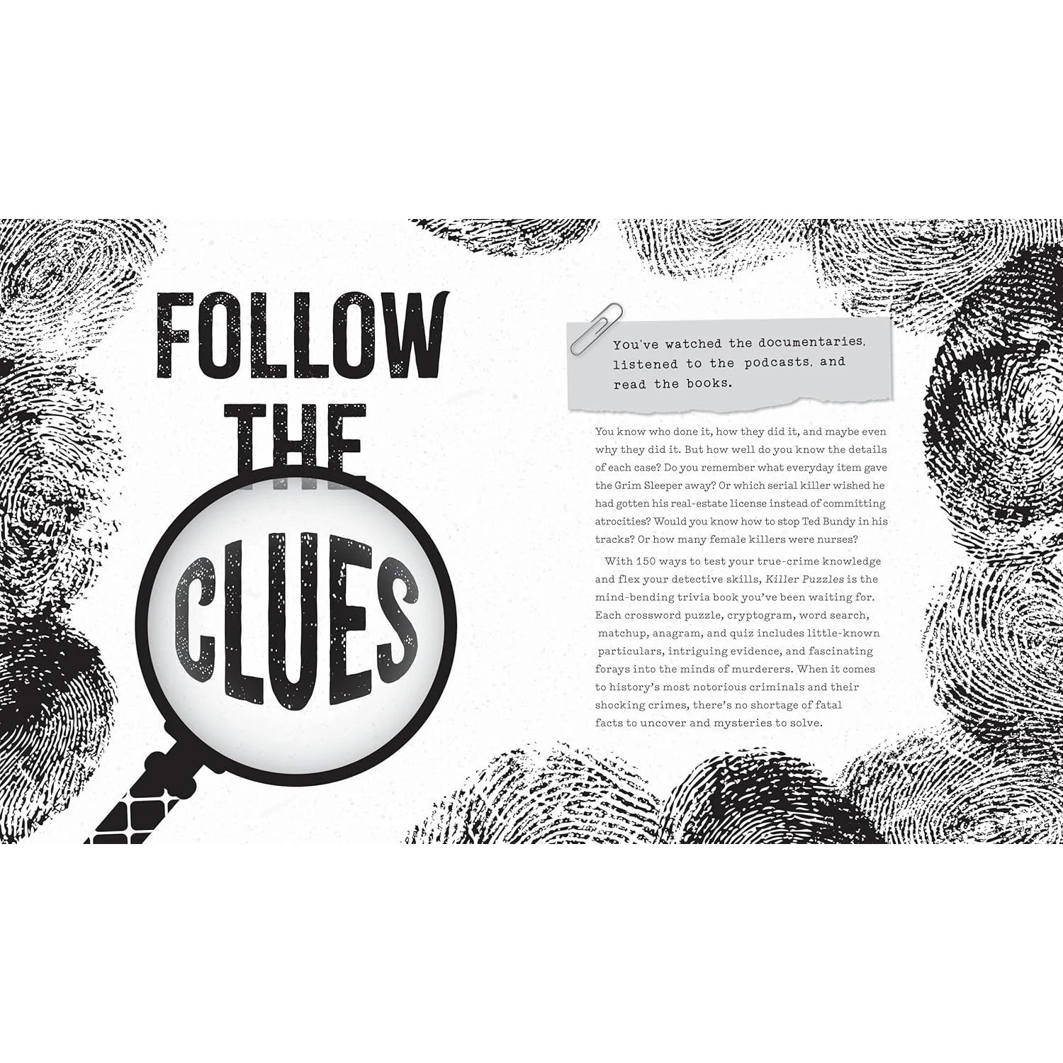KILLER PUZZLES: CROSSWORDS, CYPHERS, CRYPTOGRAMS, AND MORE FOR THE TRUE CRIME OBSESSED - Image 3