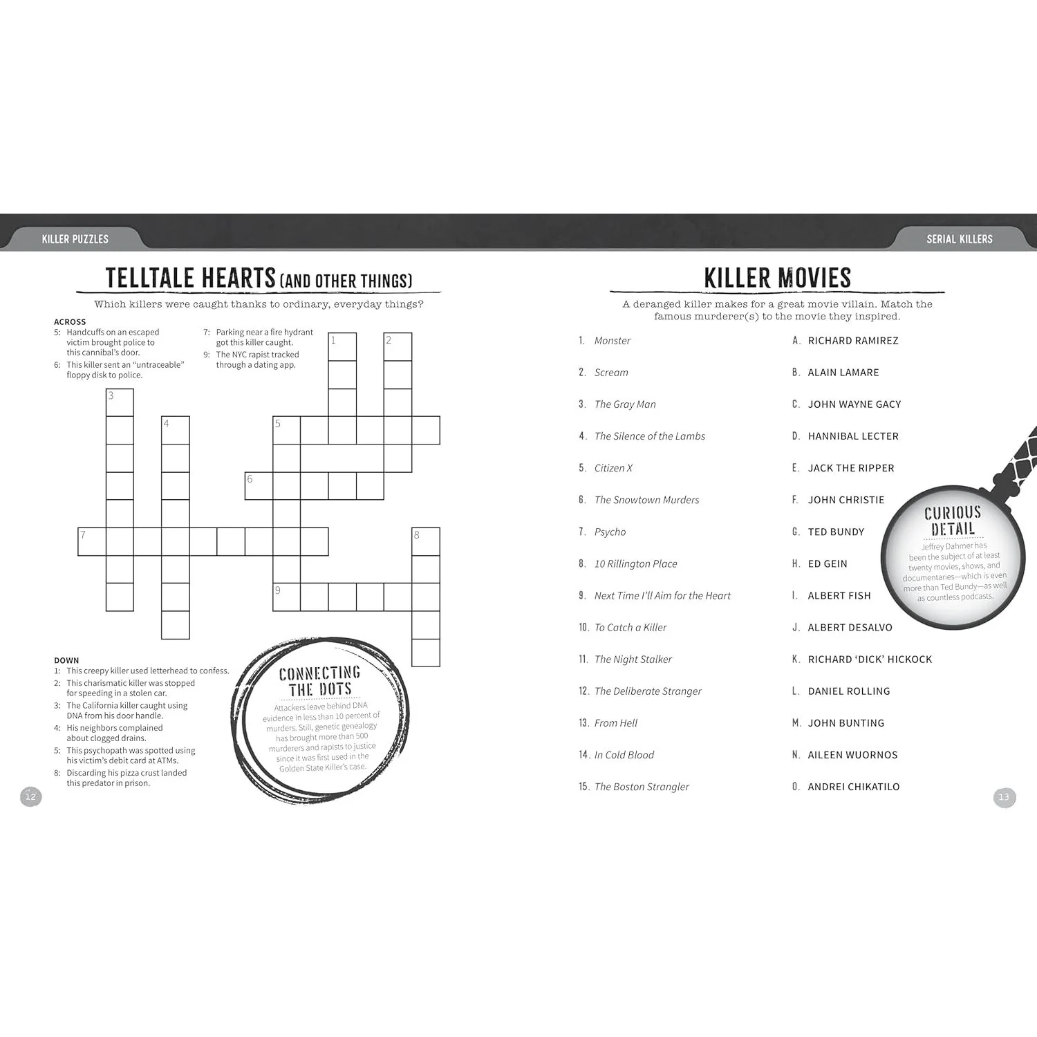 KILLER PUZZLES: CROSSWORDS, CYPHERS, CRYPTOGRAMS, AND MORE FOR THE TRUE CRIME OBSESSED - Image 4