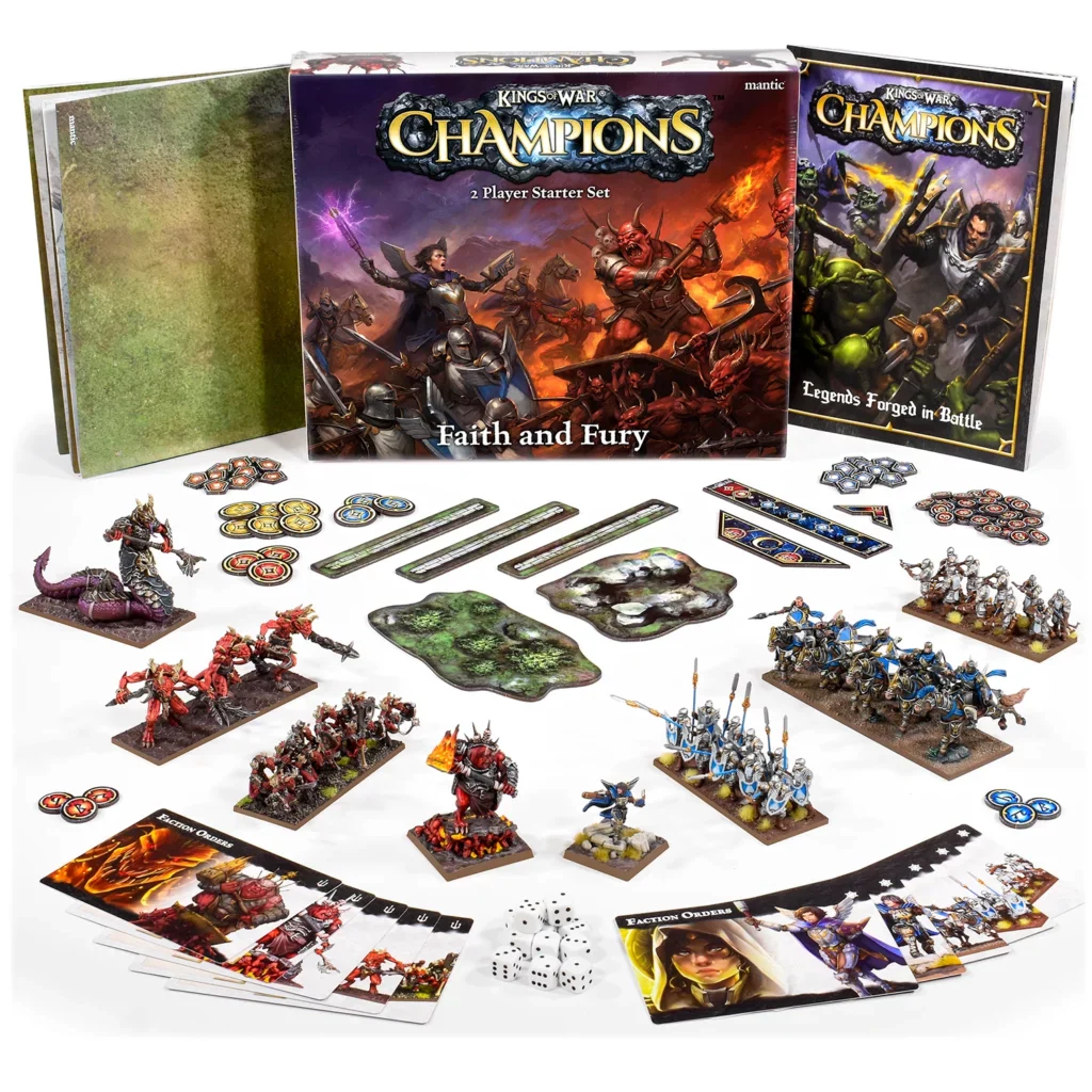 KINGS OF WAR CHAMPIONS FAITH AND FURY TWO PLAYER BOXED SET - Image 2