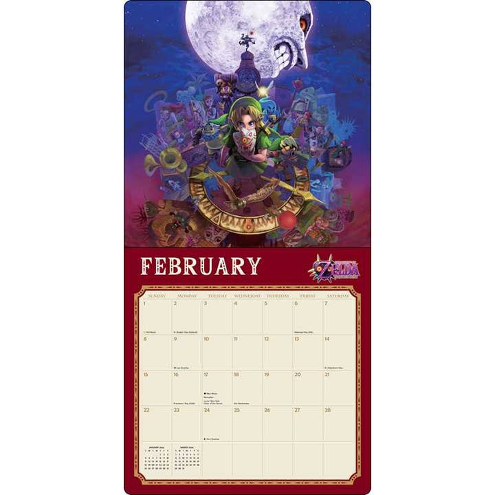 LEGEND OF ZELDA 2026 WALL CALENDAR BY NINTENDO - Image 2