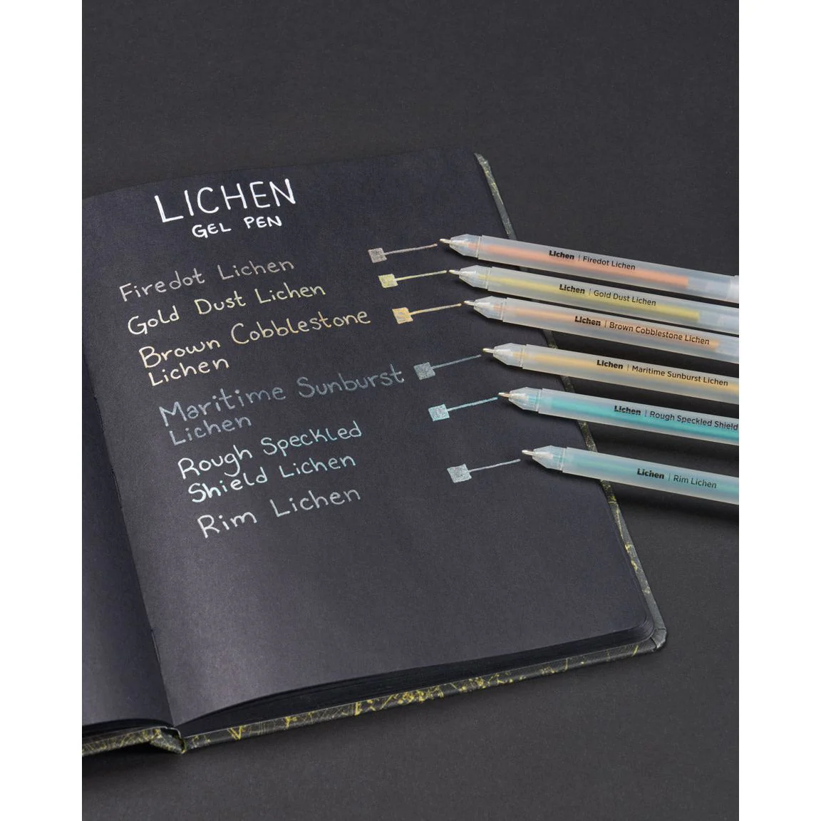 LICHEN METALLIC GEL PEN SET - Image 2