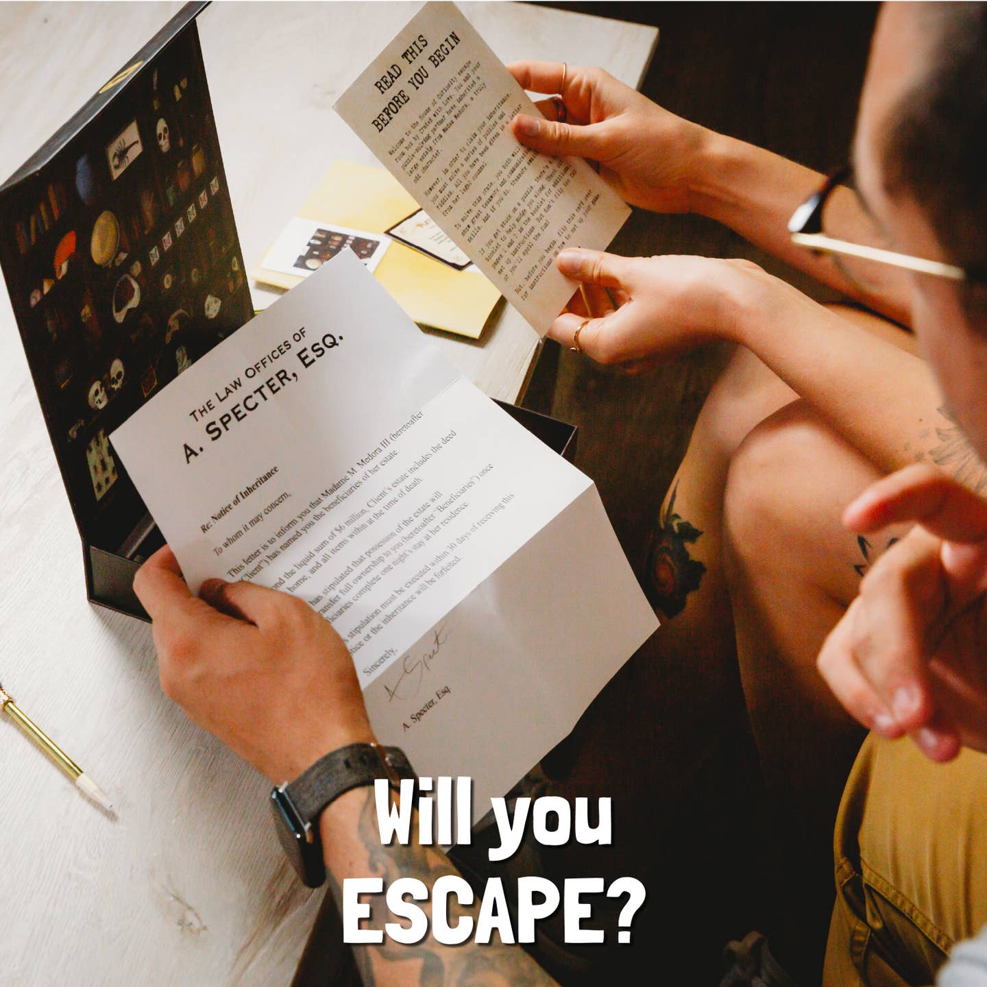 MADAME MEDORA'S HOUSE OF CURIOSITIES ESCAPE ROOM BOARD GAME - Image 5