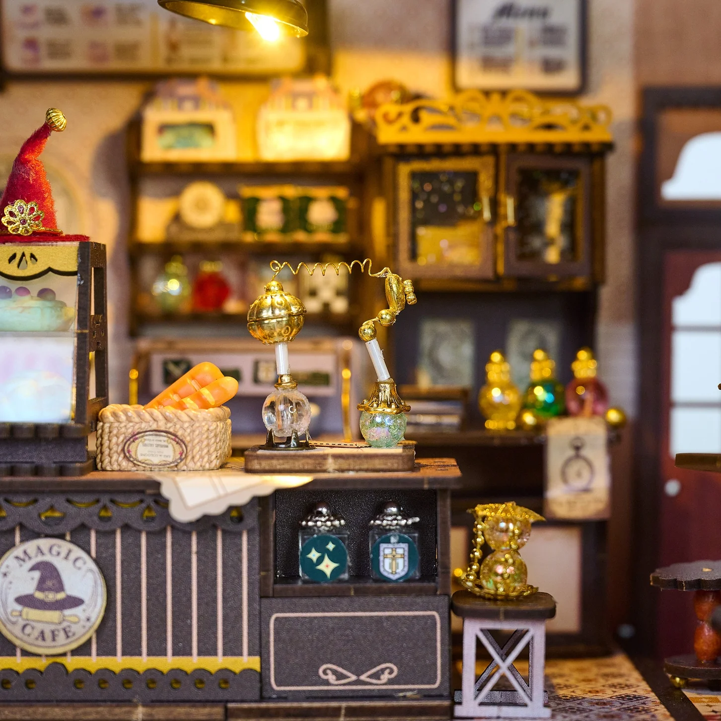 MAGIC CAFE 3-D WOODEN MINIATURE BOOK NOOK KIT - Image 3