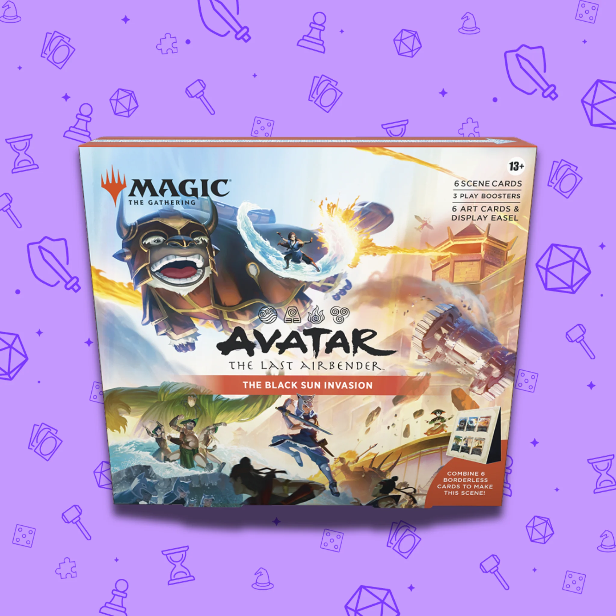 MAGIC THE GATHERING AVATAR: THE LAST AIRBENDER THE BLACK SUN INVASION SCENE BOX