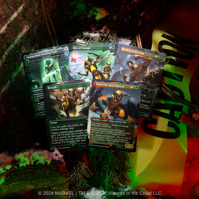 MAGIC THE GATHERING SECRET LAIR MARVEL'S WOLVERINE FOIL