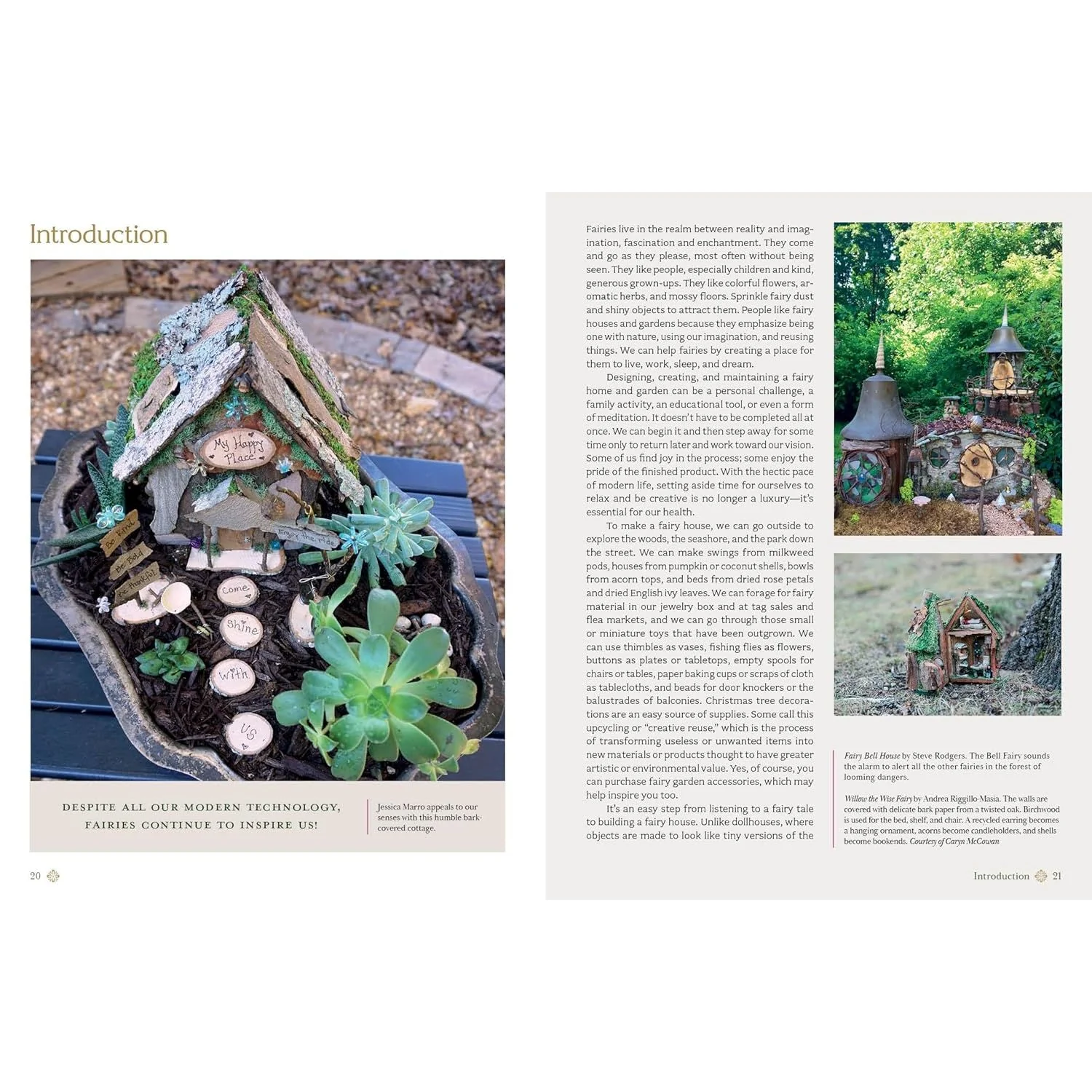 MAGICAL FAIRY HOMES AND GARDENS BY BARBARA PURCHIA AND E. ASHLEY ROONEY - Image 2