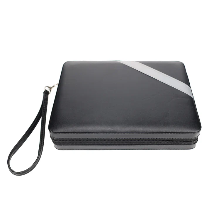 MAGNETIC BACKGAMMON WITH LEATHERETTE CASE AND CARRYING STRAP - TRAVEL SIZE - Image 6