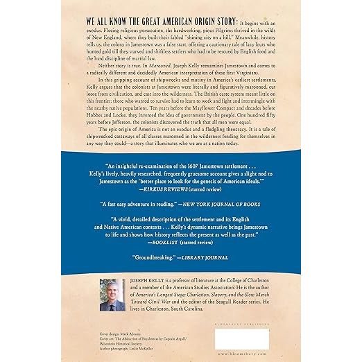 MAROONED: JAMESTOWN, SHIPWRECK, AND A NEW HISTORY OF AMERICA'S ORIGIN BY JOSEPH KELLY - Image 2