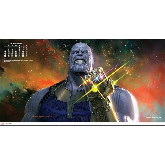 MARVEL STUDIOS: THE ART OF RYAN MEINERDING 2026 CINEMATIC WALL CALENDAR - Image 4