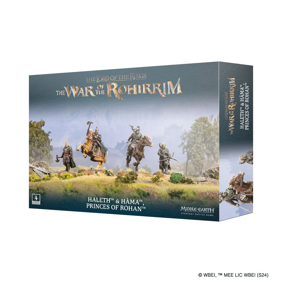 MIDDLE EARTH STRATEGY BATTLE GAME HALETH AND HAMA