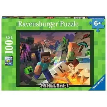 MINECRAFT MONSTER PUZZLE 100 PC XXL
