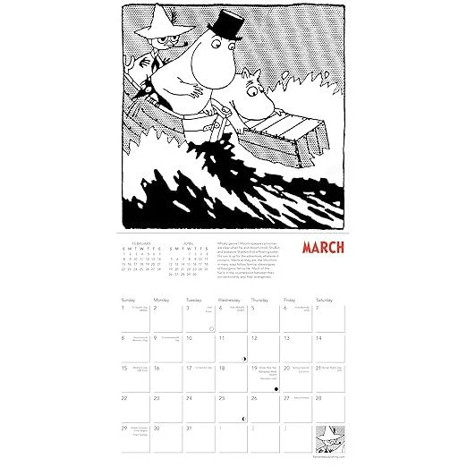 MOOMIN MINI WALL CALENDAR 2026 - Image 3