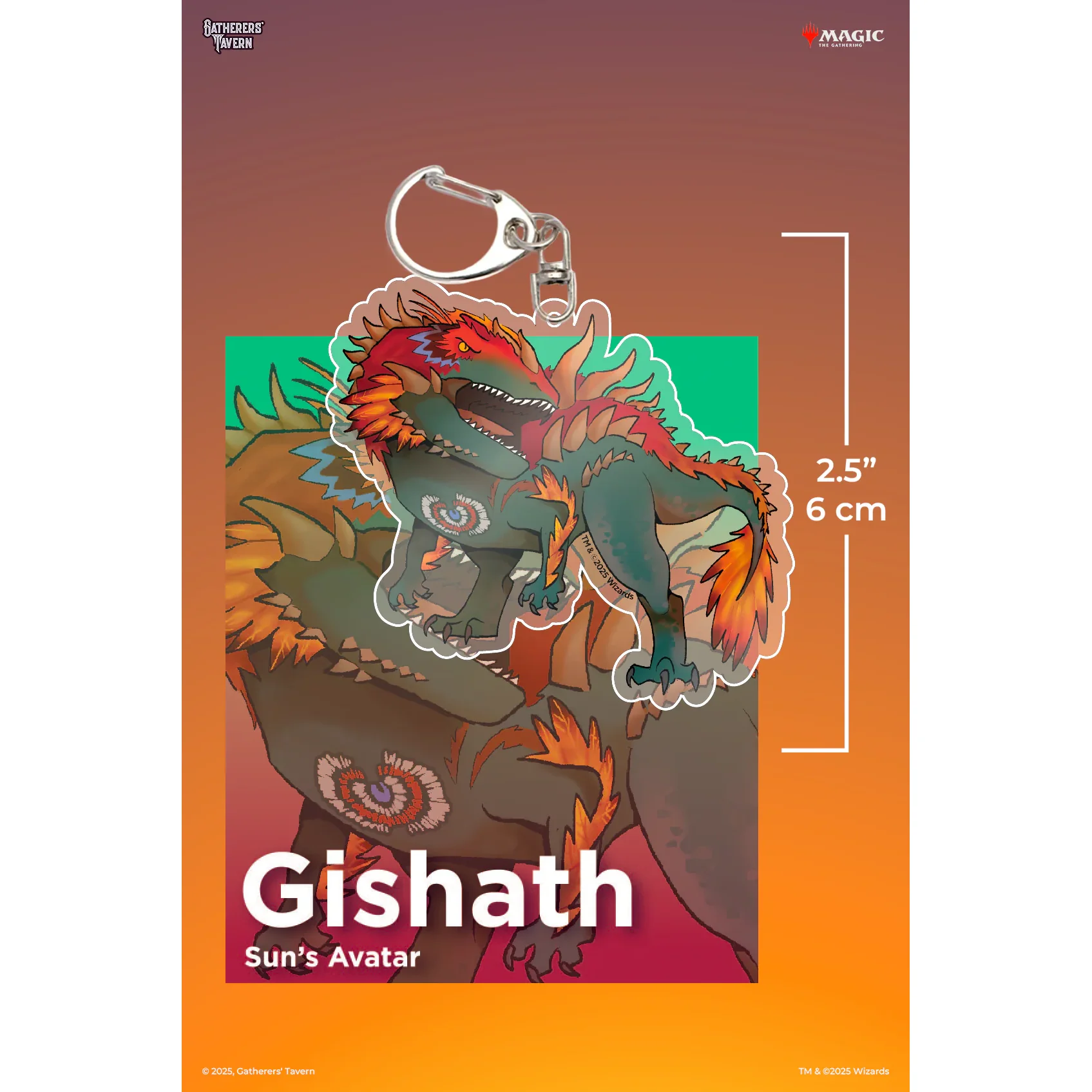 MTG COMMANDERS ACRYLIC KEYCHAIN - Image 2