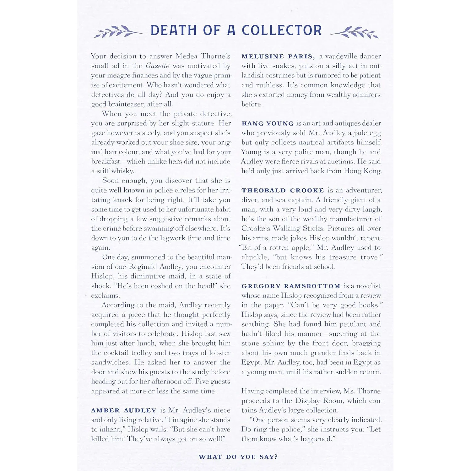 MURDER MOST PUZZLING: DEATH OF A COLLECTOR 500PC PUZZLE - Image 2