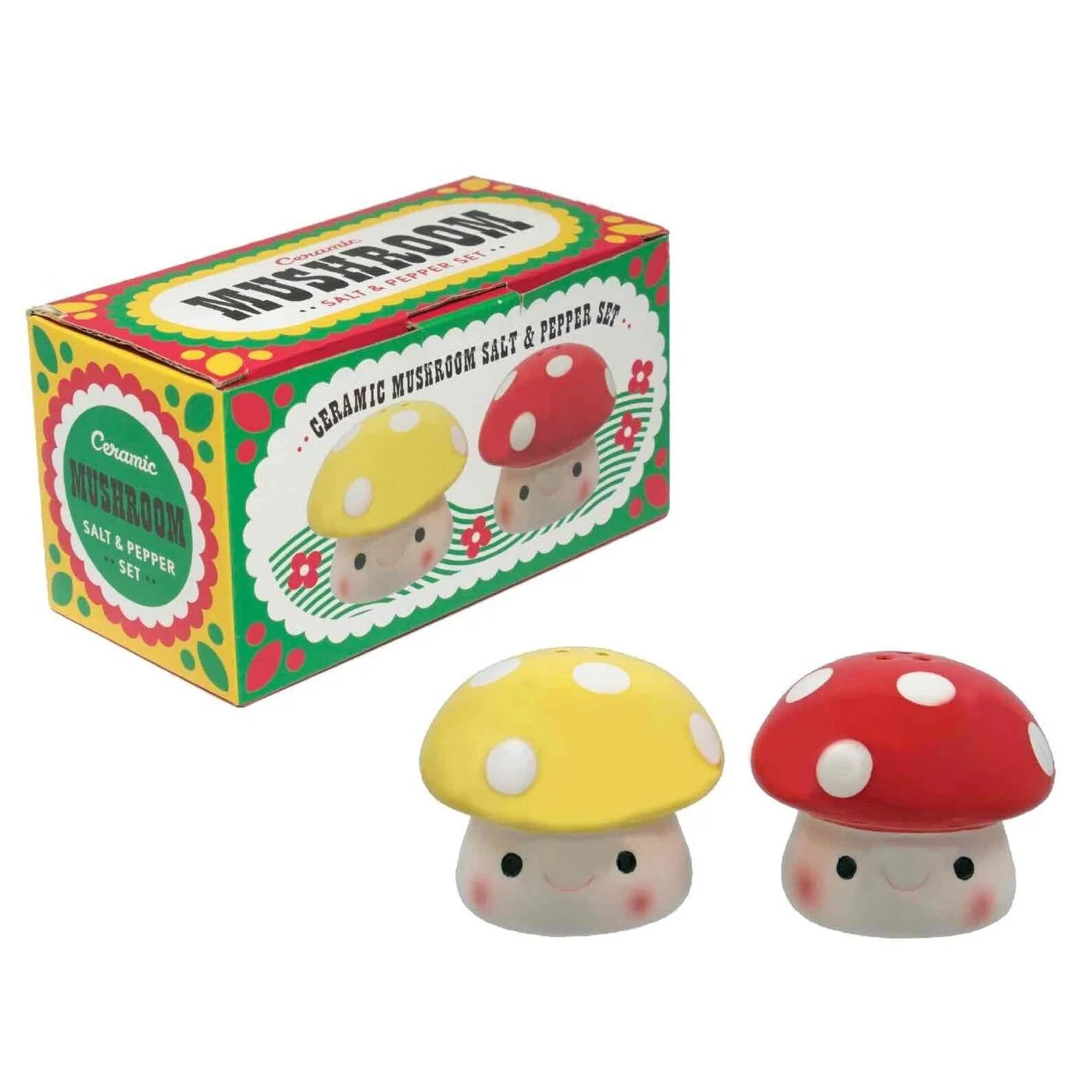 MUSHROOM PALS SALT AND PEPPER SHAKER SET - Image 2