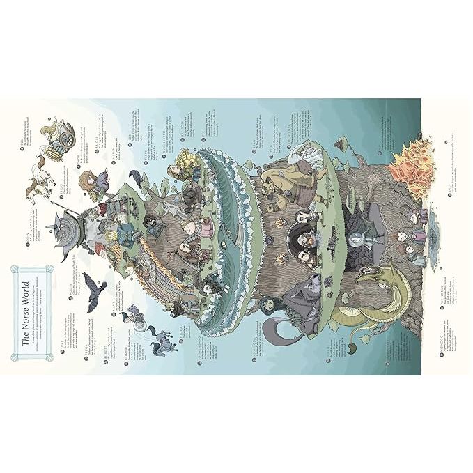 MYTH ATLAS: MAPS AND MONSTERS, HEROES AND GODS FROM TWELVE MYTHOLOGICAL WORLDS BY THIAGO MORAES - Image 5